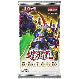 Yu - Gi - Oh! TCG Doom of Dimensions Booster Pack - Super Retro
