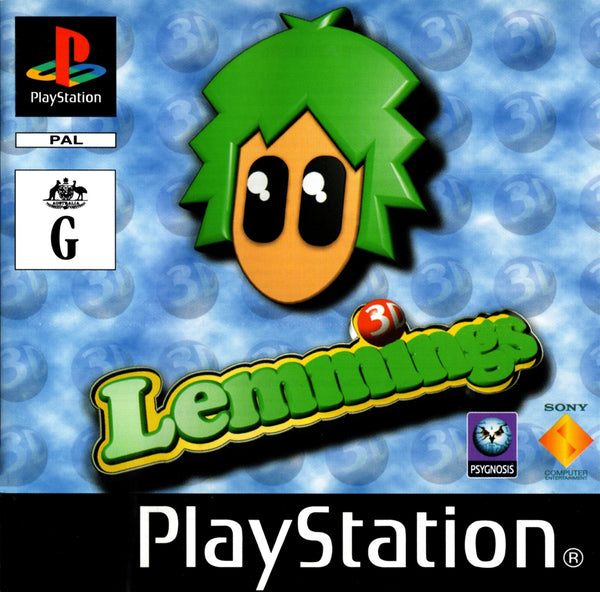 3D Lemmings - PS1 - Super Retro