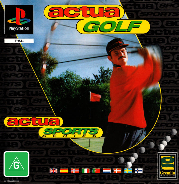 Actua Golf - PS1 - Super Retro