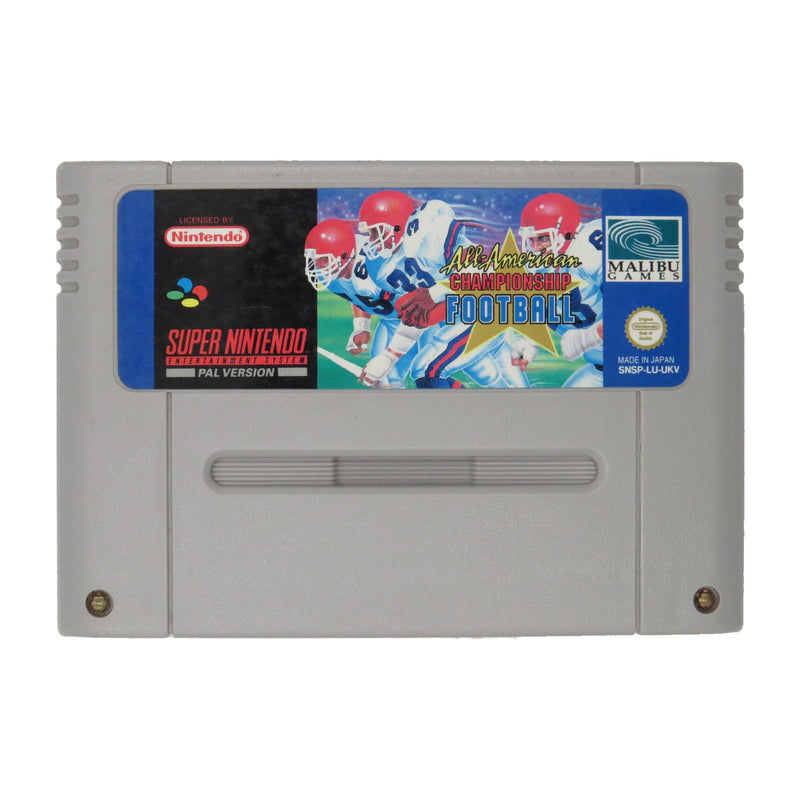 All American Championship Football SNES Super Retro Super