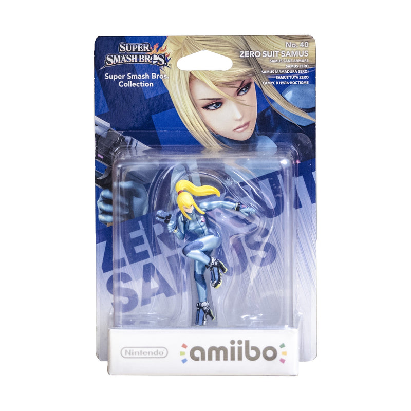 Amiibo - Zero Suit Samus (Super Smash Bros.) - Super Retro - Amiibo