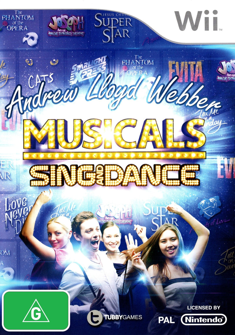 Andrew Lloyd Webber Musicals Sing and Dance - Wii - Super Retro