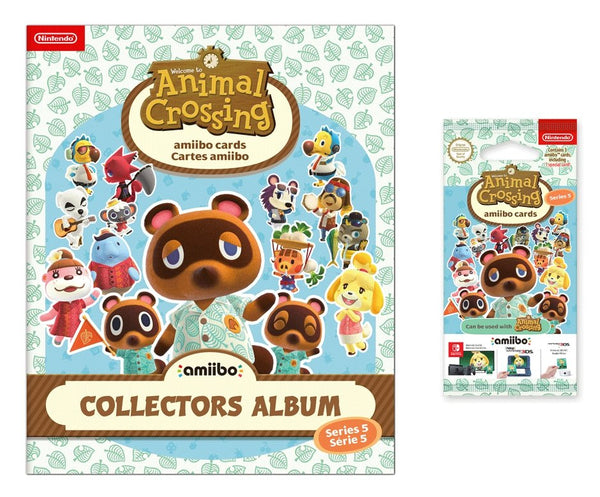 Animal Crossing Amiibo Cards Collectors Album Series 5 Bundle - Super Retro