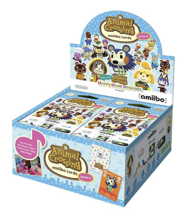 Animal Crossing Amiibo Cards Series 3 Box - Super Retro