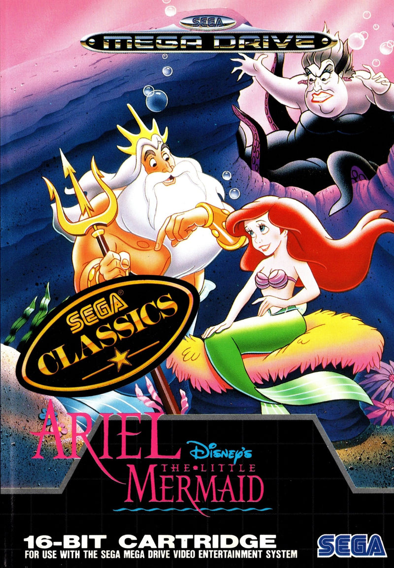 Ariel The Little Mermaid - Mega Drive - Super Retro