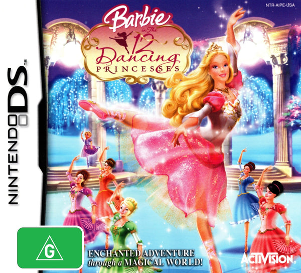 Barbie: 12 Dancing Princesses - DS - Super Retro