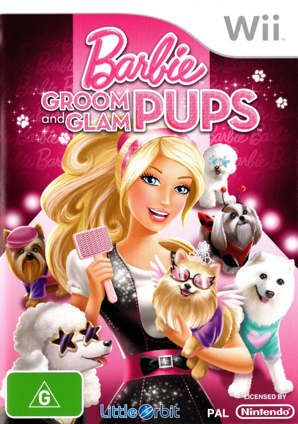 Barbie: Groom and Glam Pups - Wii - Super Retro