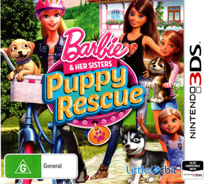 Barbie & Her Sisters: Puppy Rescue - 3DS - Super Retro