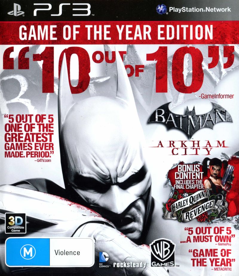Batman Arkham Asylum Game of the Year Edition - PS3 - Super Retro
