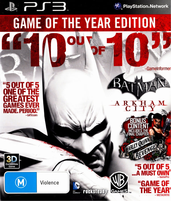 Batman Arkham City Game of the Year Edition - PS3 - Super Retro