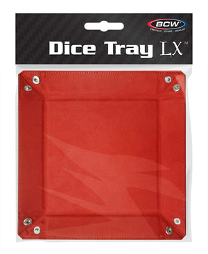 BCW Square Dice Tray - Red - Super Retro