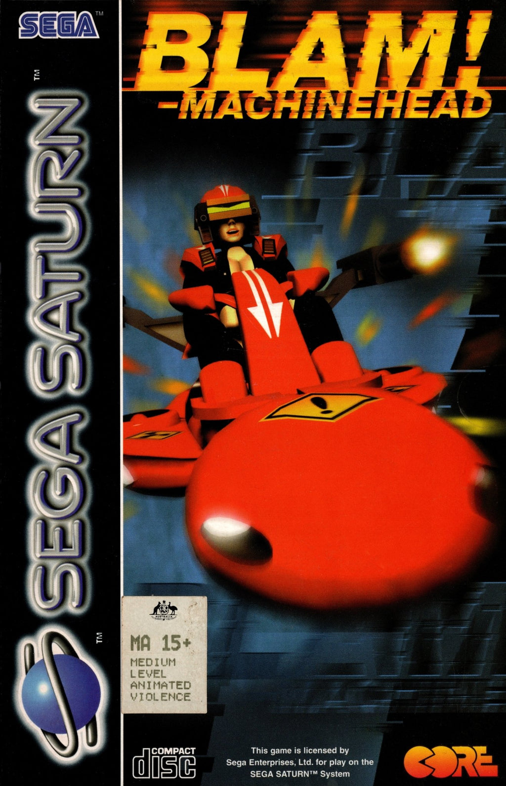 Blam! Machinehead - Sega Saturn - Super Retro - Sega Saturn
