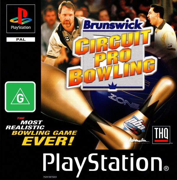 Brunswick Circuit Pro Bowling - PS1 - Super Retro