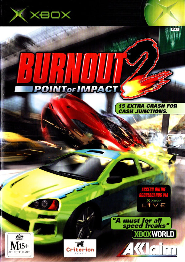 Burnout 2: Point of Impact - Xbox - Super Retro