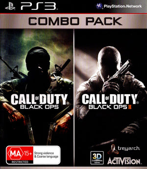 Call of Duty Black Ops Call Of Duty Black Ops II Combo Pack - PS3 - Super Retro