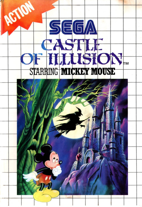 Castle of Illusion Staring Mickey Mouse - Master System - Super Retro