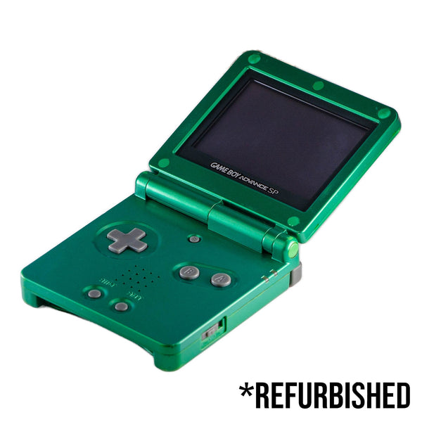 Console - Game Boy Advance SP (Emerald - Green) - Super Retro