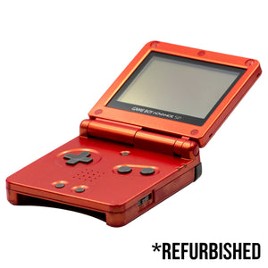 Console - Game Boy Advance SP (Flame - Red) - Super Retro
