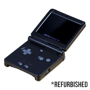 Console - Game Boy Advance SP (Onyx - Black) - Super Retro
