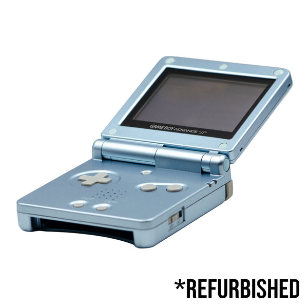 Console - Game Boy Advance SP (Pearl Blue) - Super Retro