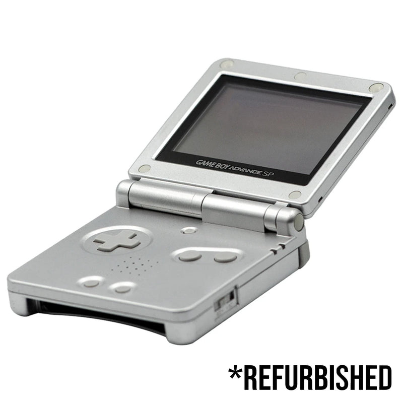 Gameboy Silver Console - Game Boy Advance SP (Platinum - Silver) - Super Retro - Game ...