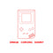 Console - Game Boy Color (Clear Green) (BACKLIT) - Super Retro