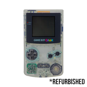 Console - Game Boy Color (Neotones Ice - Clear) - Super Retro