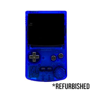 Console - Game Boy Color (New Generic Shell - Royal Blue) (BACKLIT) - Super Retro