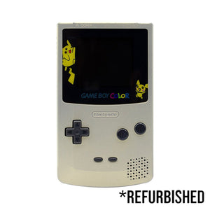 Console - Game Boy Color Pokemon Limited Edition (Gold) - Super Retro