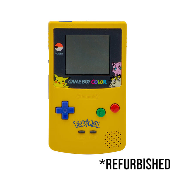 Console - Game Boy Color Pokemon Special Edition (Yellow) - Super Retro - Game  Boy Color