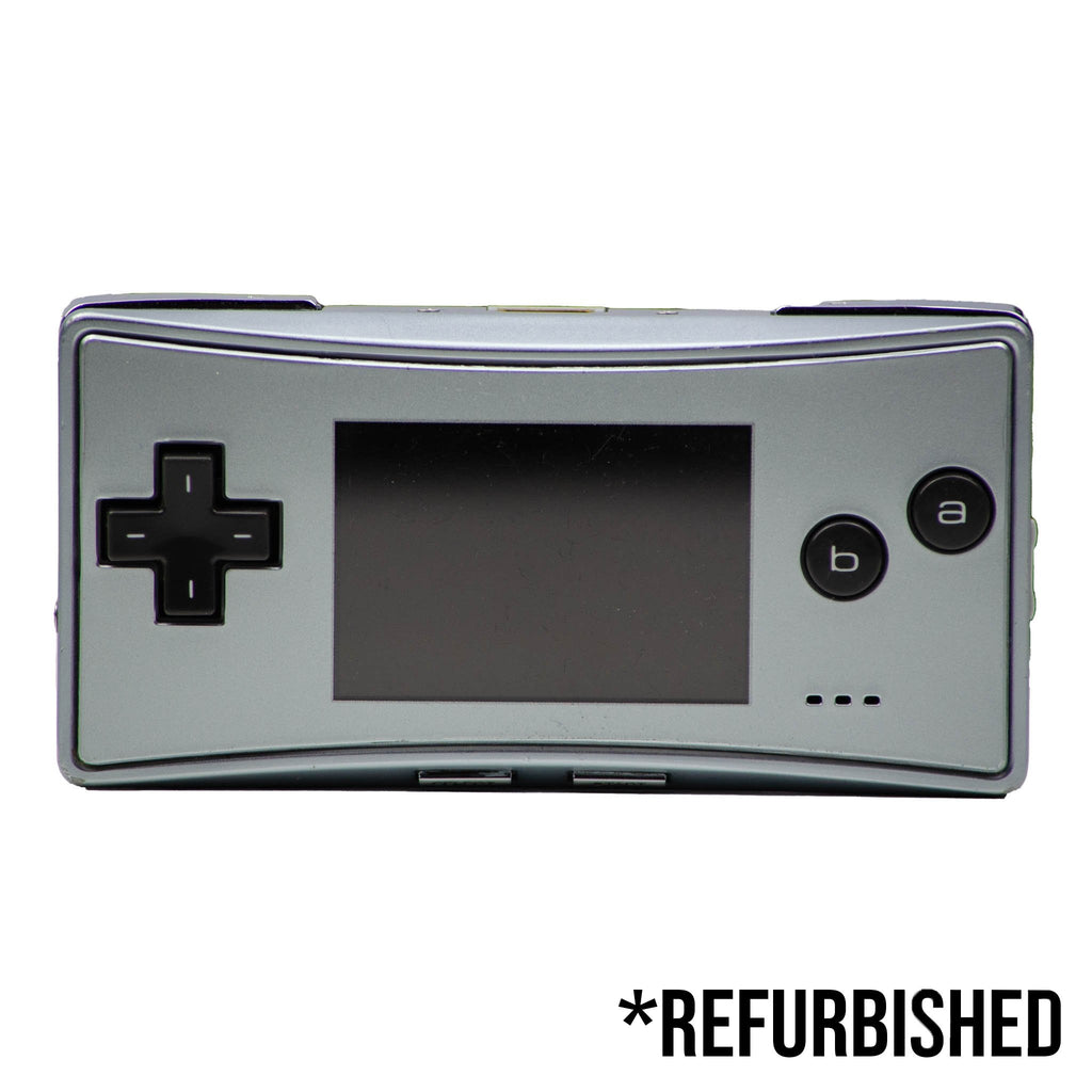 Console - Game Boy Micro (Silver) - Super Retro - Game Boy Advance