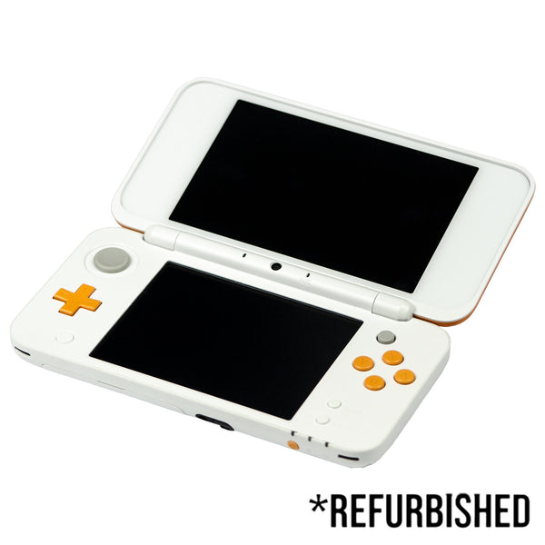 Console - New Nintendo 2DS XL (White & Orange) - Super Retro
