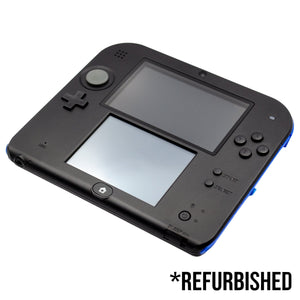 Console - Nintendo 2DS (Black/Blue) - Super Retro