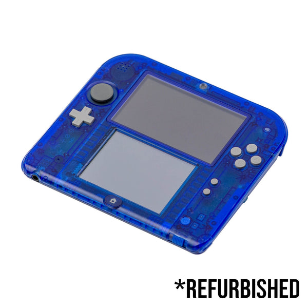 Console - Nintendo 2DS Pokemon Alpha Sapphire (Transparent Blue) - Super Retro