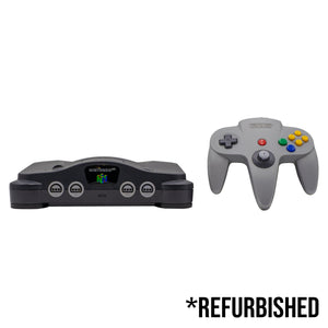 Console - Nintendo 64 Charcoal - Super Retro