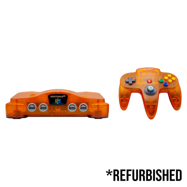 Console - Nintendo 64 Fire Orange - Super Retro