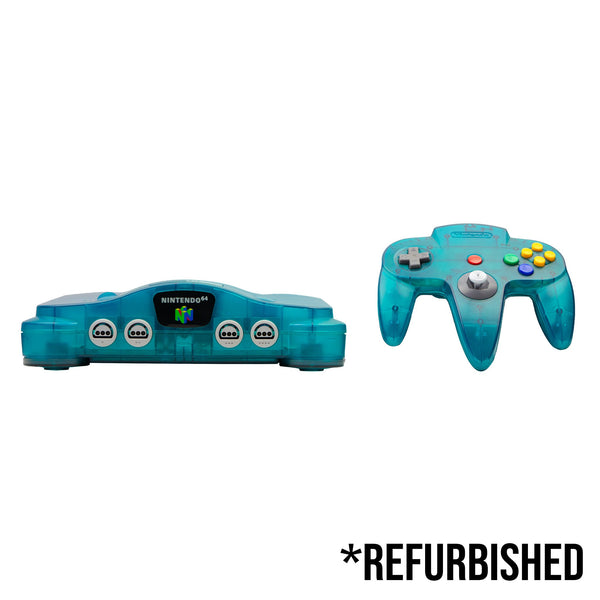 Console - Nintendo 64 Ice Blue - Super Retro