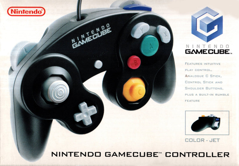 Gamecube Game Controller Controller - GameCube (Black) - Super Retro - Gamecube