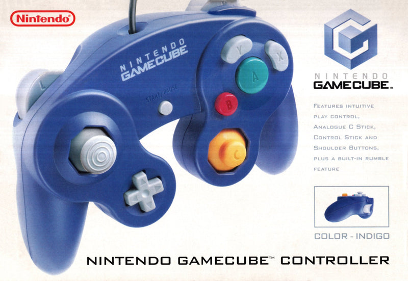 Controller - GameCube (Indigo) - Super Retro