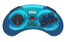 Controller - Mega Drive Bluetooth (Licenced) (Brand New) Clear Blue - Super Retro