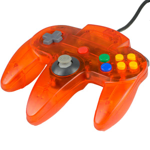 Controller - Nintendo 64 (Fire Orange) - Super Retro