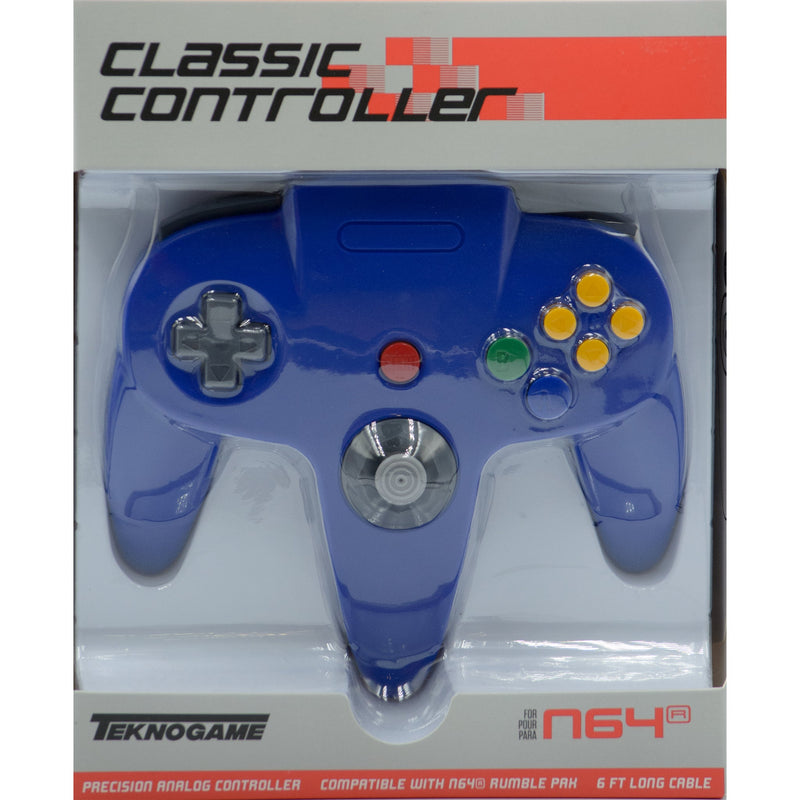 Controller - Nintendo 64 (New Generic) Blue - Super Retro