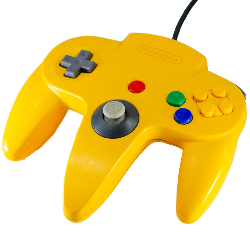 Controller - Nintendo 64 (Yellow) - Super Retro - N64