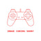 Controller - PlayStation 1 DualShock (Clear) - Super Retro