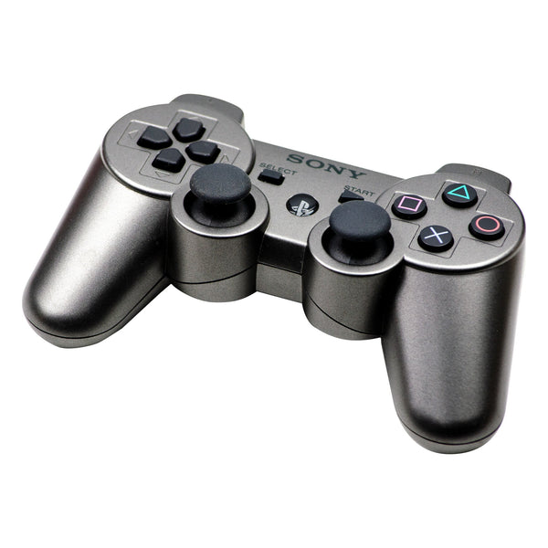 Controller - Playstation 3 Sixaxis DualShock 3 (Metalic Grey) - Super Retro