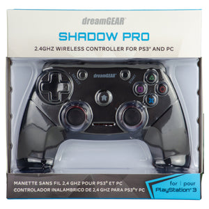 Controller - PS3 Dreamgear Shadow Pro - Super Retro