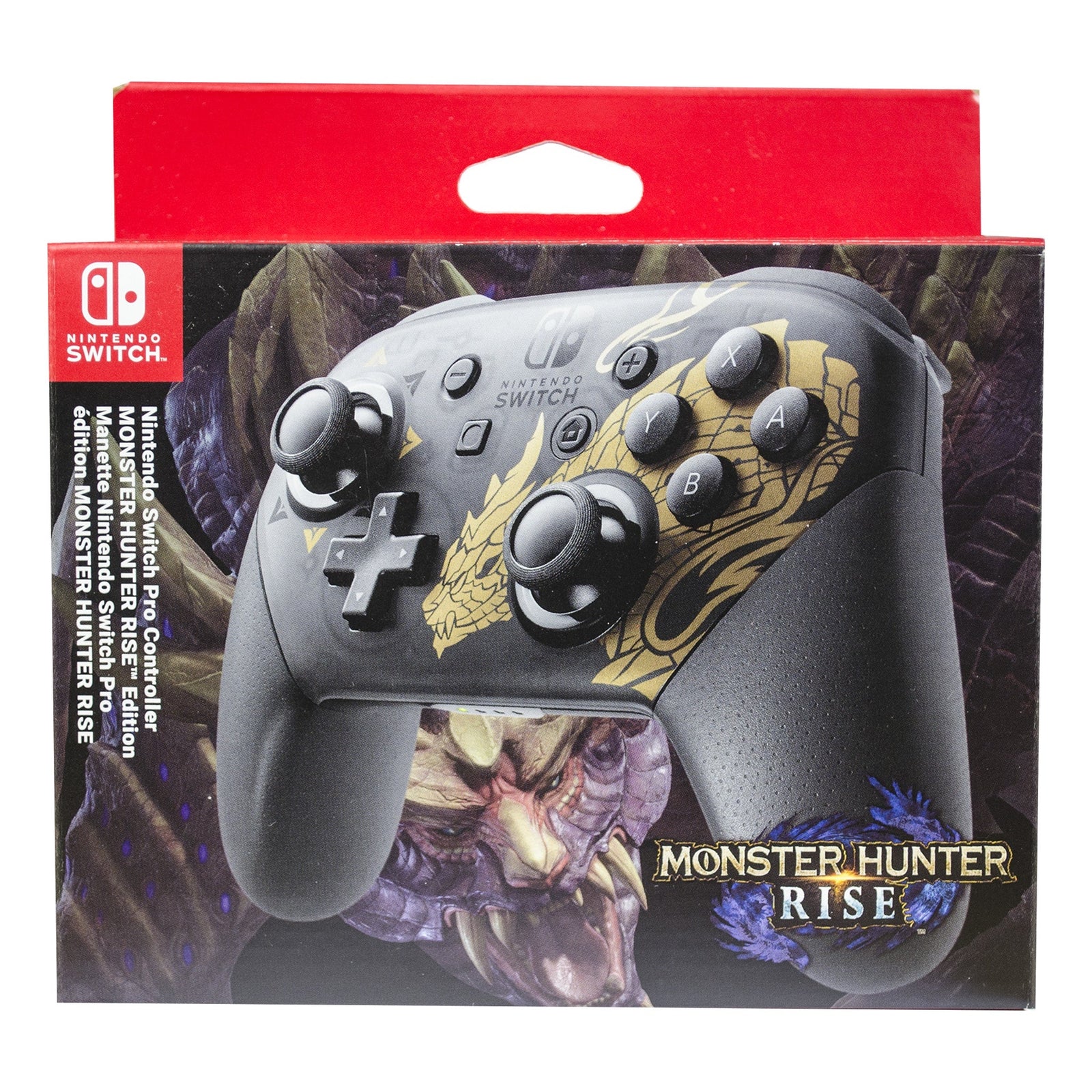 Dragon Rise Controller Controller - Switch Pro Controller (Monster Hunter Rise) - Super Retro ...