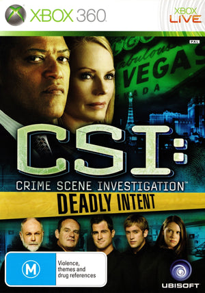 CSI: Criminal Scene Investigation Deadly Intent - Xbox 360 - Super Retro