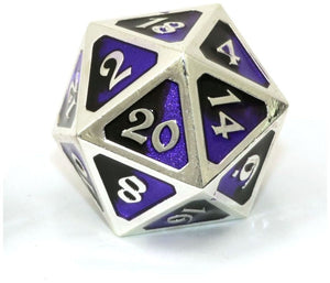 D20 Dire Die Hard Dice - Dark Arts Malice - Super Retro