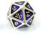 D20 Dire Die Hard Dice - Dark Arts Malice - Super Retro